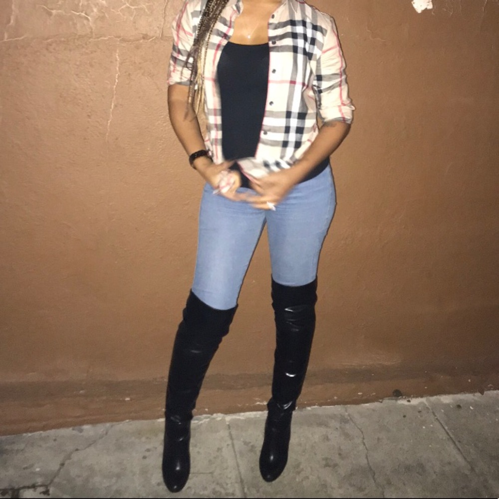 Burberry check shirt
